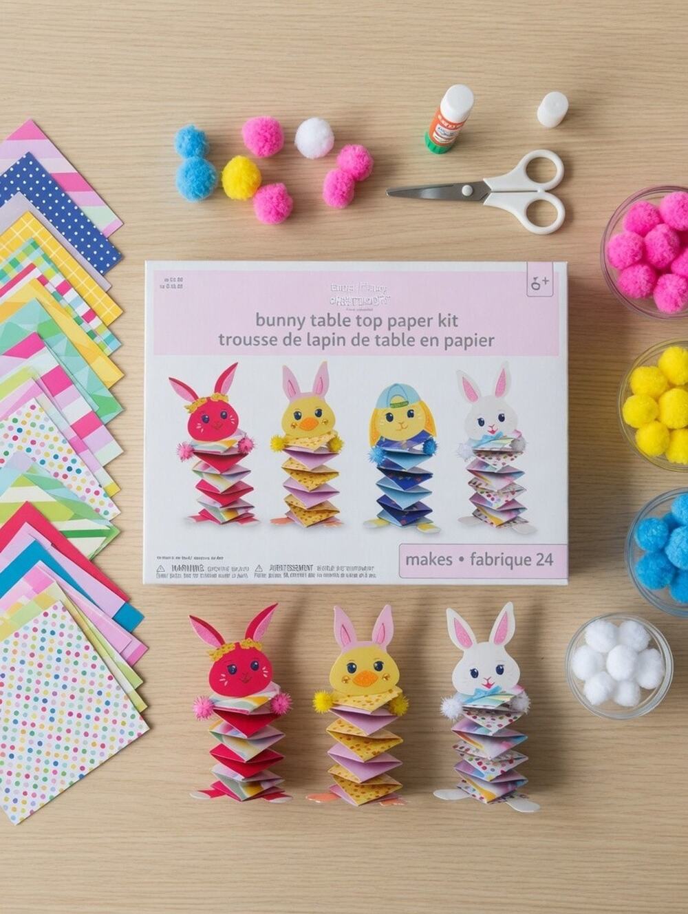 Creatology Easter Bunny Table Top Paper Kit
